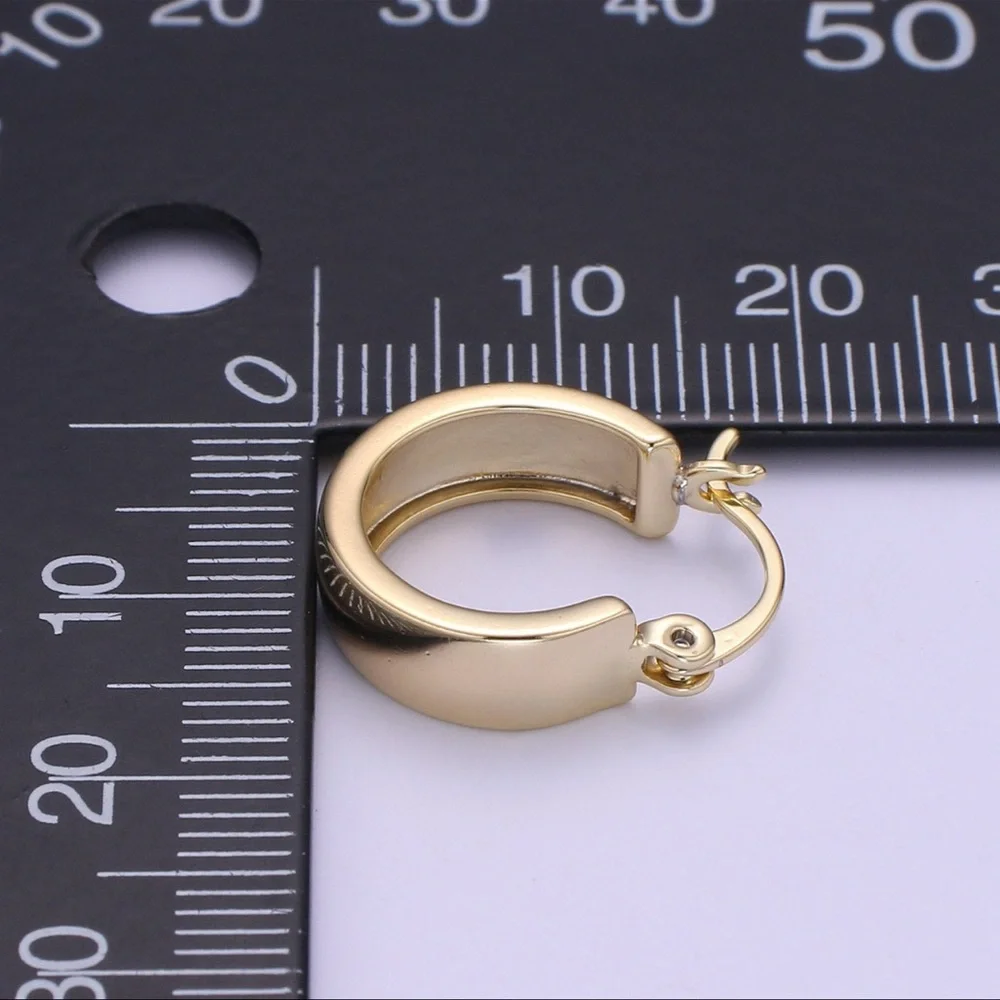 14K Gold Filled Lightweight Hoop Earrings